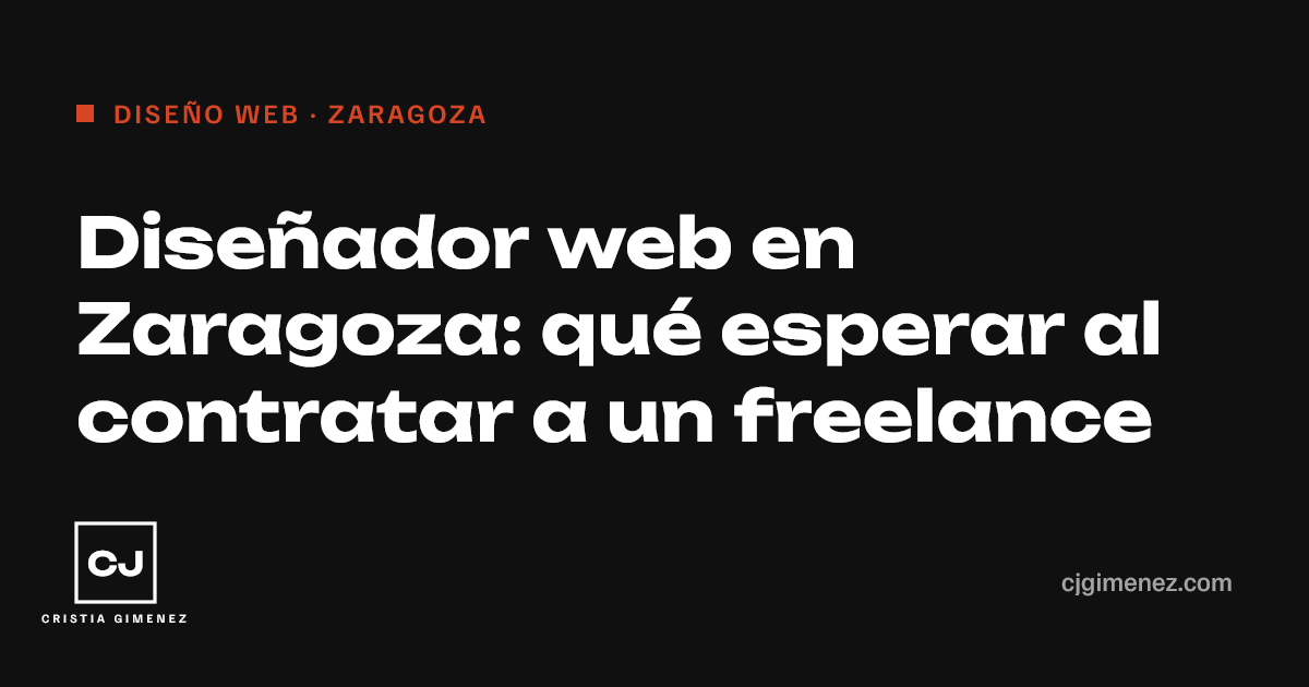 Portada del artículo sobre contratar un diseñador web en Zaragoza
